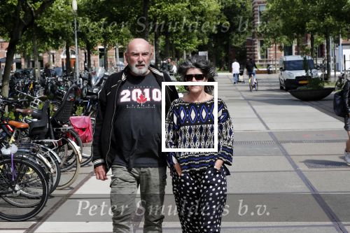 Amsterdam 20 juni 2019
Uitreiking Nipkow schijf aan Jeroen Pauw. Dieuwertje Blok met partner Peter de Bie