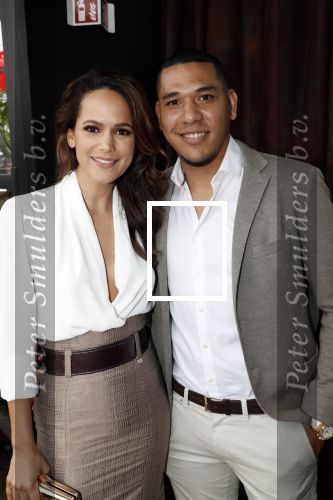 Amsterdam 6 juni 2019
Talkies terras awards bij de Harbour club . Elise v d Horst met vriend Hedwiges Maduro