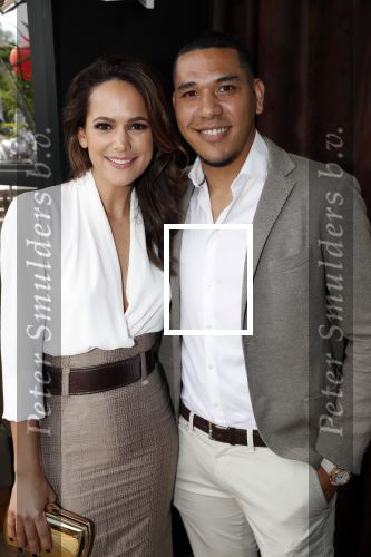 Amsterdam 6 juni 2019
Talkies terras awards bij de Harbour club . Elise v d Horst met vriend Hedwiges Maduro