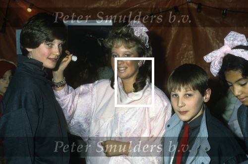 Eindhoven/Veldhoven 1985 Modeshow kinderen Elco Brinkman en Janneke Brinkman met hun dochters
