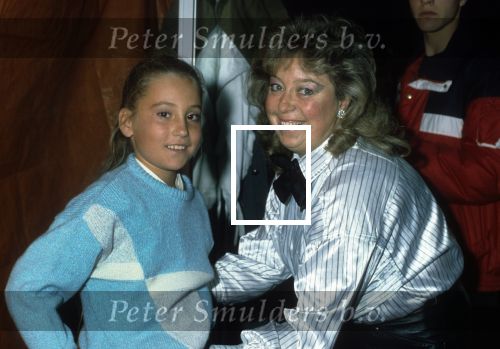 Eindhoven/Veldhoven 1985 Modeshow kinderen Elco Brinkman en Janneke Brinkman met hun dochters