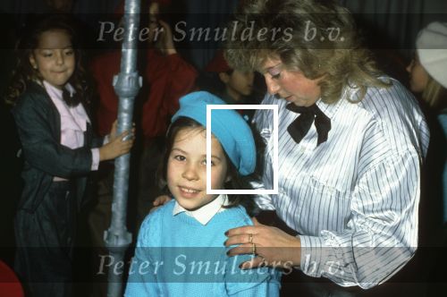 Eindhoven/Veldhoven 1985 Modeshow kinderen Elco Brinkman en Janneke Brinkman met hun dochters