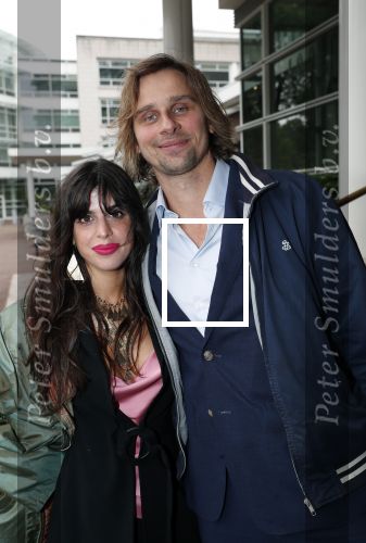 Amsterdam 12 juni 2019
Haringparty bij het Hilton hotel. Ivan Cremer met zijn vriendin