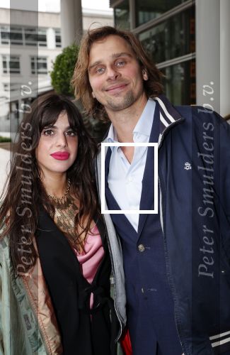 Amsterdam 12 juni 2019
Haringparty bij het Hilton hotel. Ivan Cremer met zijn vriendin