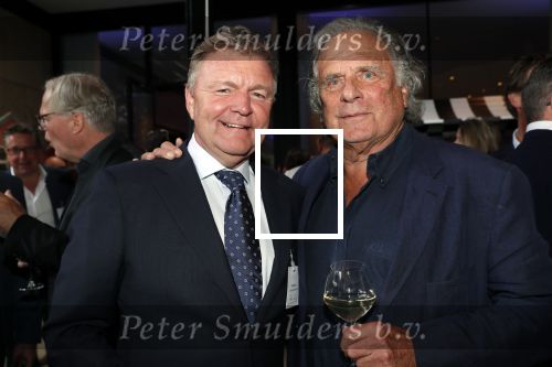 Amsterdam 12 juni 2019
Haringparty bij het Hilton hotel. jan  Cremer en rene Mioch