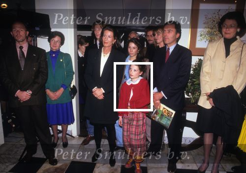 14 November 1991 
Janneke Brinkman Elco Brinman met hun kinderen Sylvia Toth en de Ambassadeur USA