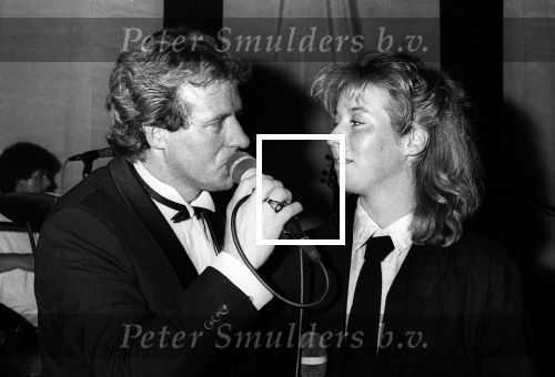 Februari 1985 Fandag Koos Alberts met een optreden met zijn dochter Christa Krommenhoek