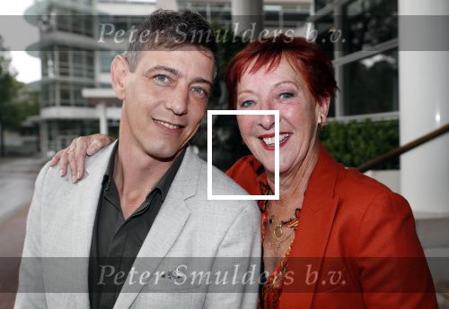 Amsterdam 12 juni 2019
Haringparty bij het Hilton hotel. Loes Luca met â€œzoonâ€