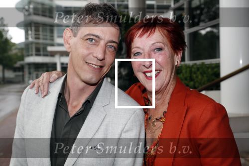 Amsterdam 12 juni 2019
Haringparty bij het Hilton hotel. Loes Luca met â€œzoonâ€