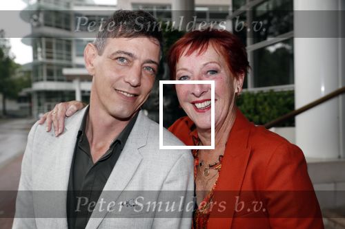 Amsterdam 12 juni 2019
Haringparty bij het Hilton hotel. Loes Luca met â€œzoonâ€