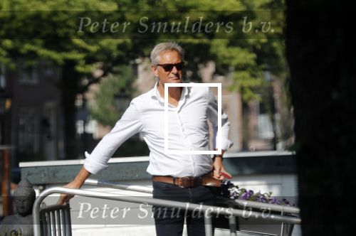 Amsterdam 18 juni 2019
Mike Kesseler de  nieuwe vriend van SBS6 presentatrice Sandra Schuurhof bij zijn woonark.