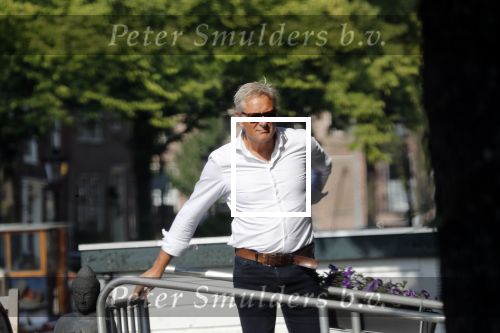 Amsterdam 18 juni 2019
Mike Kesseler de  nieuwe vriend van SBS6 presentatrice Sandra Schuurhof bij zijn woonark.