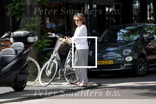 Amsterdam 18 juni 2019
Neelie Kroes doet op de fiets boodschappen in Amsterdam zuid.