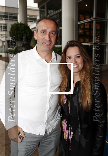 Amsterdam 12 juni 2019
Haringparty bij het Hilton hotel. Patrick Smit met collega