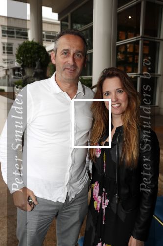 Amsterdam 12 juni 2019
Haringparty bij het Hilton hotel. Patrick Smit met collega