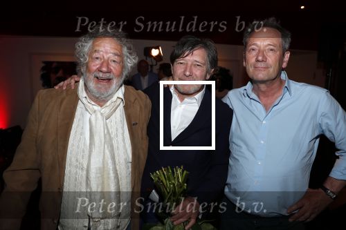 Amsterdam 1 juli 2019
Uitreiking van de Johan Kaart Prijs aan Pierre Bokma in het deLamar theater. Pierre Bokma Gijs Scholten v Aschat en Chiem v Houweninge
