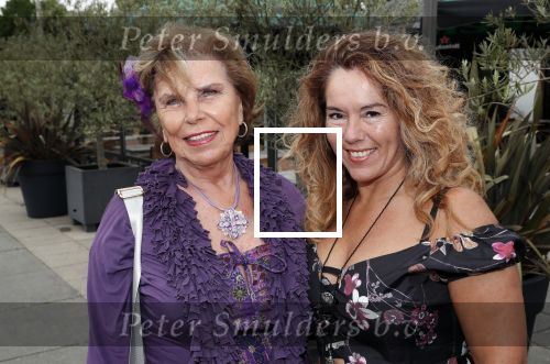 Hoofddorp 3 juni 2019
Society lunch bij Claus party house. Tine Boskamp met een vriendin
