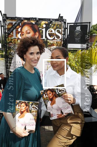 Amsterdam 6 juni 2019
Talkies terras awards bij de Harbour club . Winonah de Jong met Kristina Bozilovic