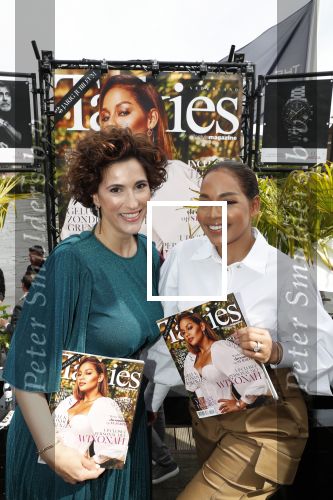 Amsterdam 6 juni 2019
Talkies terras awards bij de Harbour club . Winonah de Jong met Kristina Bozilovic