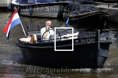 Amsterdam 20 juni 2020
Caroline Tensen met haar man op de boot op de grachten van AMsterdam