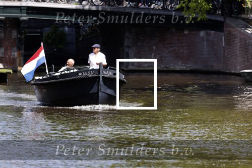 Amsterdam 20 juni 2020
Caroline Tensen met haar man op de boot op de grachten van AMsterdam