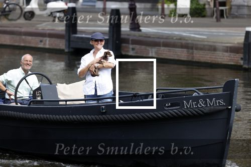 Amsterdam 20 juni 2020
Caroline Tensen met haar man op de boot op de grachten van AMsterdam
