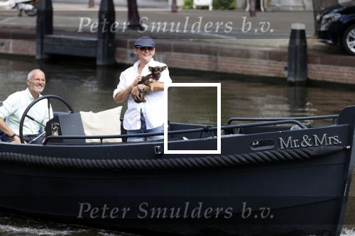 Amsterdam 20 juni 2020
Caroline Tensen met haar man op de boot op de grachten van AMsterdam