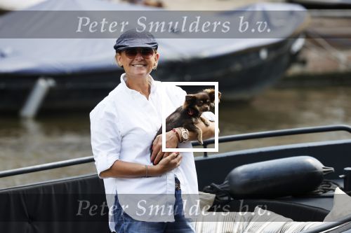 Amsterdam 20 juni 2020
Caroline Tensen met haar man op de boot op de grachten van AMsterdam