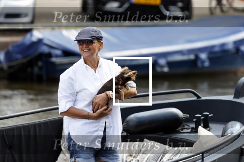 Amsterdam 20 juni 2020
Caroline Tensen met haar man op de boot op de grachten van AMsterdam