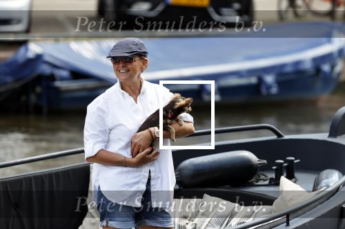 Amsterdam 20 juni 2020
Caroline Tensen met haar man op de boot op de grachten van AMsterdam