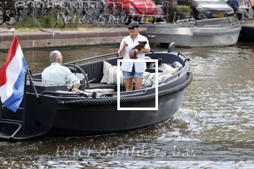 Amsterdam 20 juni 2020
Caroline Tensen met haar man op de boot op de grachten van AMsterdam