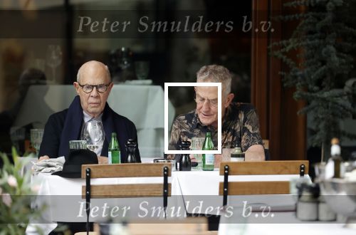 Amsterdam 17 juli 2020
Hans v Manen met zijn partner op terras