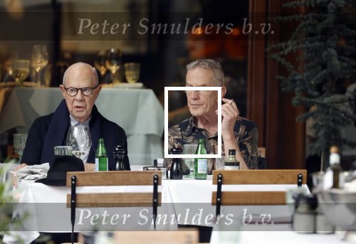 Amsterdam 17 juli 2020
Hans v Manen met zijn partner op terras