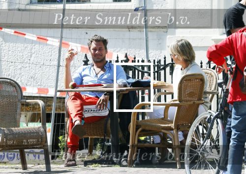Amsterdam 28 juni 2020
Jan Hein Kuijpers met zijn vrouw Renate op terras