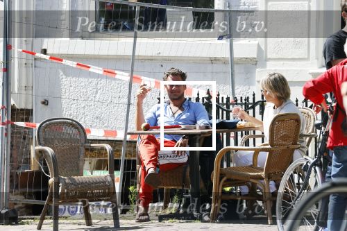 Amsterdam 28 juni 2020
Jan Hein Kuijpers met zijn vrouw Renate op terras