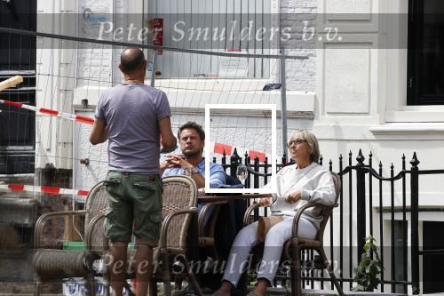 Amsterdam 28 juni 2020
Jan Hein Kuijpers met zijn vrouw Renate op terras