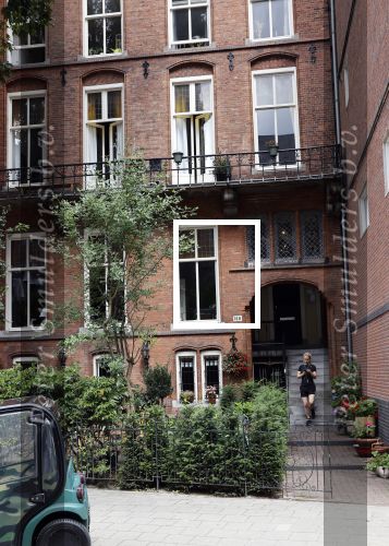 Amsterdam 3 juli 2020
Nieuwe huis Kimberley Klaver en haar vriend Michel v d Berg