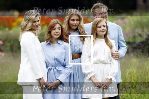 Den Haag  17 juli 2020
Koninklijk fotouurtje in de tuin van Huis ten Bosch . Vanwege corona was er veel minder pers uitgenodigd dan andere jaren. Aanwezig koning Willem Alexander Koningina Maxima en de prinsessen Amalia Alexia en Ariane .