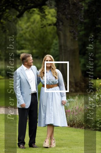 Den Haag  17 juli 2020
Koninklijk fotouurtje in de tuin van Huis ten Bosch . Vanwege corona was er veel minder pers uitgenodigd dan andere jaren. Aanwezig koning Willem Alexander Koningina Maxima en de prinsessen Amalia Alexia en Ariane .