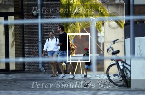 Rotterdam 22 juli 2020
Mattie Valk met zijn vriendin en haar zoontje bij zijn huis/appartement