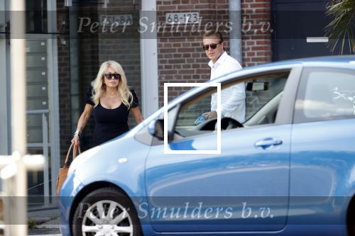 Rotterdam 18 juli 2020
Patricia Paay en haar man Robert Hinfelaar bij hun appartement/huis