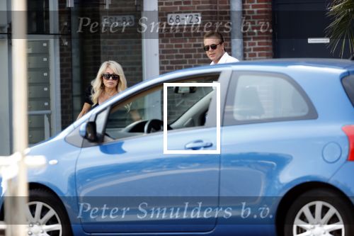 Rotterdam 18 juli 2020
Patricia Paay en haar man Robert Hinfelaar bij hun appartement/huis