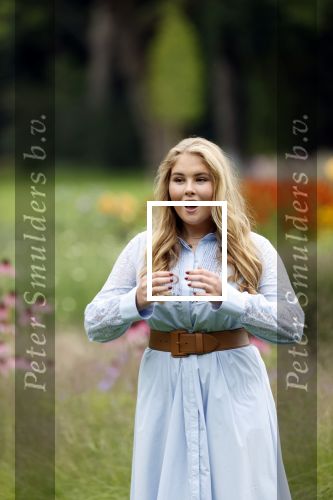 Den Haag  17 juli 2020
Koninklijk fotouurtje in de tuin van Huis ten Bosch . Vanwege corona was er veel minder pers uitgenodigd dan andere jaren. Aanwezig koning Willem Alexander Koningina Maxima en de prinsessen Amalia Alexia en Ariane .