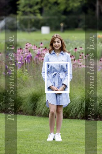 Den Haag  17 juli 2020
Koninklijk fotouurtje in de tuin van Huis ten Bosch . Vanwege corona was er veel minder pers uitgenodigd dan andere jaren. Aanwezig koning Willem Alexander Koningina Maxima en de prinsessen Amalia Alexia en Ariane .