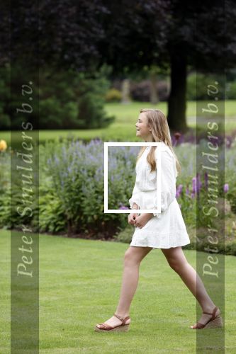Den Haag  17 juli 2020
Koninklijk fotouurtje in de tuin van Huis ten Bosch . Vanwege corona was er veel minder pers uitgenodigd dan andere jaren. Aanwezig koning Willem Alexander Koningina Maxima en de prinsessen Amalia Alexia en Ariane .