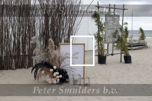 Noordwijk 16 juli 2020
Rene v d Gijp en zijn vrouw Minouche trouwen bij beachclub Tulum.