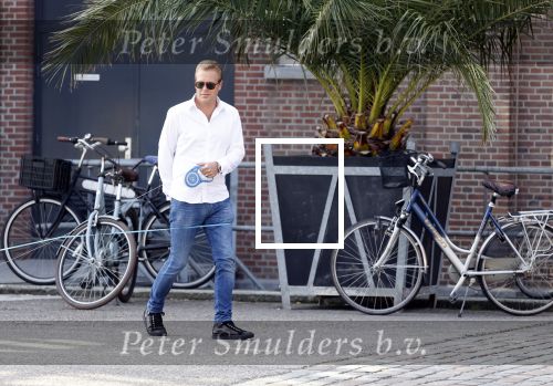 Rotterdam 18 juli 2020
Patricia Paay en haar man Robert Hinfelaar bij hun appartement/huis