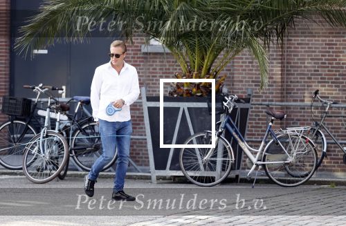 Rotterdam 18 juli 2020
Patricia Paay en haar man Robert Hinfelaar bij hun appartement/huis