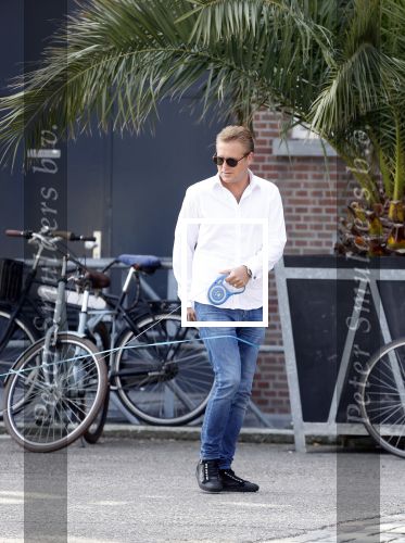 Rotterdam 18 juli 2020
Patricia Paay en haar man Robert Hinfelaar bij hun appartement/huis