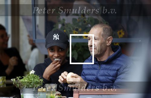 Amsterdam 14 juli 2020
Roland Kahn met zijn vriendin bij de Joffers